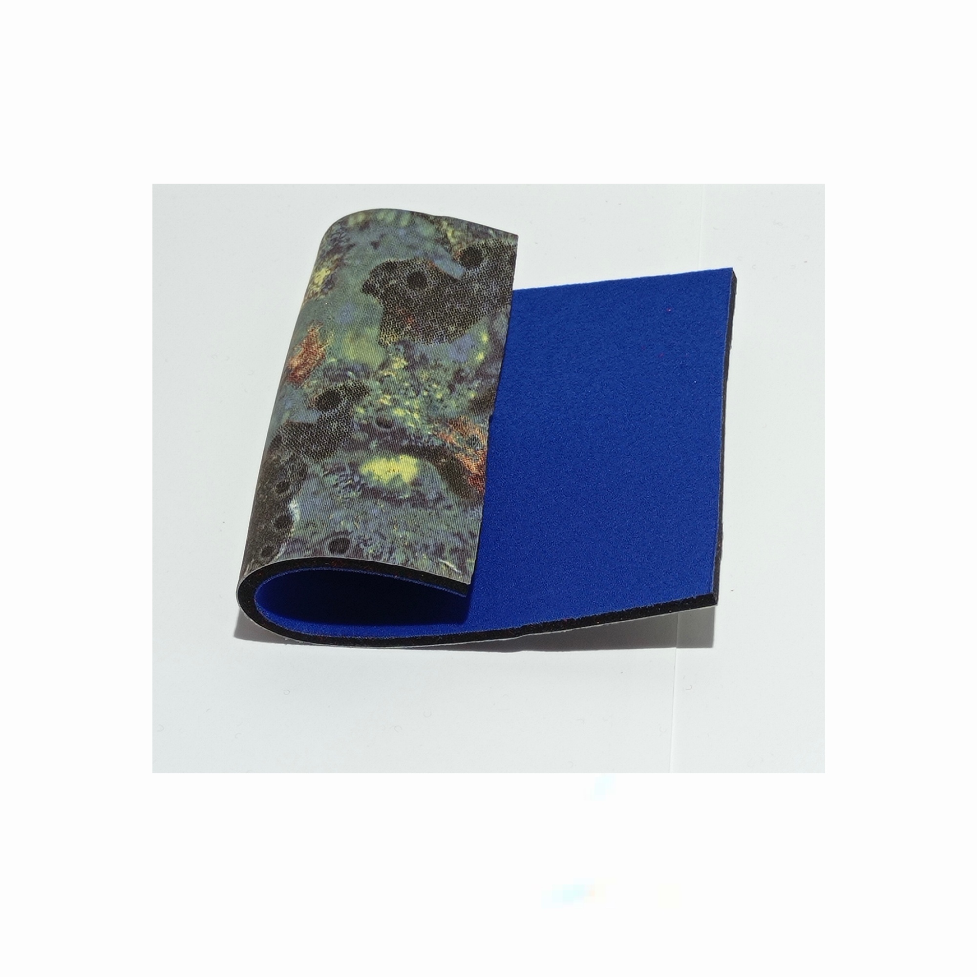 Neoprene Sheico Bifoderato Mimetico Camo Blue Reef - Nylon Superstretch Blu - immagine 2