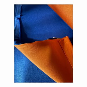 Neoprene Sheico Foderato Lycra Arancione - Felpato Termic Plush Blu
