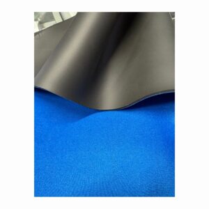 Neoprene Sheico Liscio Nero - Foderato Superstretch Azzurro