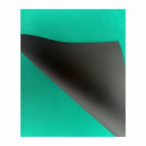 Neoprene Nam Liong Bifoderato Nylon Standard Nero - Verde acqua