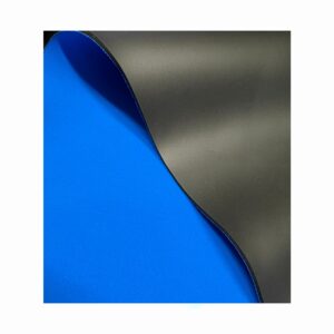 Neoprene NJN Liscio Nero – Foderato Superstretch Turchese